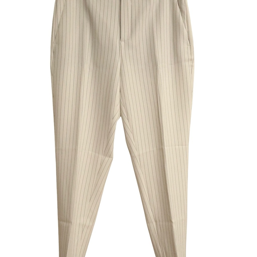 Banana Republic Striped Blazer and Pants Size 2 Beige Suit NWTO - Picture 13 of 15